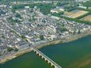 Photos aériennes de Saumur (49400) - Le Centre Ville | Maine-et-Loire, Pays de la Loire, France - Photo réf. U100449 - Saumur et son Chteau font partie du Val de Loire class au Patrimoine Mondial de l'UNESCO.