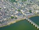 Photos aériennes de Saumur (49400) - Le Centre Ville | Maine-et-Loire, Pays de la Loire, France - Photo réf. U100450 - Saumur et son Chteau font partie du Val de Loire class au Patrimoine Mondial de l'UNESCO.