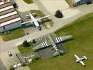 Photos aériennes de Cerny (91590) | Essonne, Ile-de-France, France - Photo réf. U100603 - Un Douglas DC3 appel aussi Dakota C-47 face  un Nord-Aviation N262.