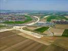 Photos aériennes de Champfleury (10700) - Le Chantier du Contournement Sud de Reims | Aube, Champagne-Ardenne, France - Photo réf. U101938