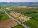 Photos aériennes de Steinbourg (67790) - Le Chantier de la LGV Est Phase 2 - Lot 43A | Bas-Rhin, Alsace, France - Photo réf. U102069 - Le déblai de Steinbourg