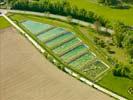 Photos aériennes de "astaciculture" - Photo réf. U102363 - Astaciculture, ou élevage d'écrevisses, en Haute-Marne (52).