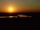 Photos aériennes de "etang" - Photo réf. U102886 - Coucher de soleil sur l'étang de La Chaussée dans la Meuse.