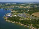 Photos aériennes de "parcs" - Photo réf. U105819 - Le Center Parc de l'Aisne au bord du lac de l'Ailette.