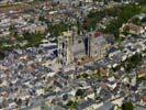 Photos aériennes de "cathédrales" - Photo réf. U105893 - Laon est la préfecture du département de l'Aisne.