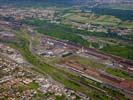 Photos aériennes de Gandrange (57175) - La Zone Industrielle | Moselle, Lorraine, France - Photo réf. U106212