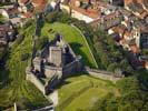 Photos aériennes de "chateaux" - Photo réf. U108177 - Les châteaux de Bellinzona figurent depuis l'an 2000 sur la liste du patrimoine culturel mondial de l'UNESCO.
