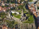 Photos aériennes de "patrimoine" - Photo réf. U108183 - Les chteaux de Bellinzona figurent depuis l'an 2000 sur la liste du patrimoine culturel mondial de l'UNESCO.