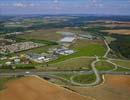 Photos aériennes de "industrielle" - Photo réf. U108399 - La Zone Internationale de Grondeville-Fontenoy est idéalement située à proximité d'un échangeur. (Meurthe-et-Moselle)