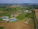 Photos aériennes de "zi" - Photo réf. U108598 - Une zone en pleine expansion, idalement situe au bord de l'autoroute. (Meurthe-et-Moselle)