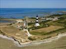 Photos aériennes de "haut" - Photo réf. U109047 - La Phare de Chassiron, haut de 48 mtres.