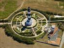 Photos aériennes de "phare" - Photo réf. U109050 - La Phare de Chassiron, haut de 48 mtres, et son jardin remarquable.