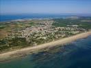Photos aériennes de "plage" - Photo réf. U109805 - Vue générale de la commune du Bois-Plage-en-Ré.