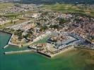 Photos aériennes de "unesco" - Photo réf. U109939 -  La commune de Saint-Martin-de-Ré sur l'Ile de Ré  fait partie des douze sites Vauban classés au Patrimoine Mondial de l'UNESCO.