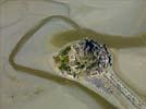 Photos aériennes de "Saint" - Photo réf. U110012 - Le Mont-Saint-Michel et sa baie sont classs au Patrimoine Mondial de l'UNESCO. 