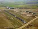 Photos aériennes de "construction" - Photo réf. U110020 - Chambley Planet'Air : Les hangars 1 et 2 sont terminés, les 4 suivants en construction.
