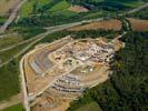 Photos aériennes de "hôpital" - Photo réf. U110208 - L'avancement du chantier au 1er Septembre 2010.