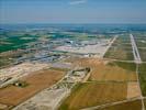 Photos aériennes de "lyon" - Photo réf. U110412 - L'aéroport Lyon Saint-Exupéry est le quatrième aéroport français.