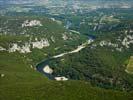 Photos aériennes de Vallon-Pont-d'Arc (07150) | Ardèche, Rhône-Alpes, France - Photo réf. U111123