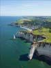 Photos aériennes de Étretat (76790) - Les Falaises | Seine-Maritime, Haute-Normandie, France - Photo réf. U111258