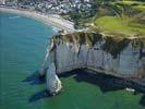 Photos aériennes de Étretat (76790) - Les Falaises | Seine-Maritime, Haute-Normandie, France - Photo réf. U111260