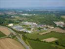 Photos aériennes de "zone" - Photo réf. U112407 - La zone industrielle d'Herrlisheim dans le Bas-Rhin