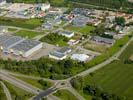 Photos aériennes de "ZI" - Photo réf. U112410 - La zone industrielle d'Herrlisheim dans le Bas-Rhin