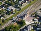 Photos aériennes de Herrlisheim (67850) | Bas-Rhin, Alsace, France - Photo réf. U112434 - La gare d'Herrlisheim dans le Bas-Rhin