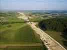Photos aériennes de Sarraltroff (57400) - Le Chantier de la LGV Est Phase 2 - Lot 41 | Moselle, Lorraine, France - Photo réf. U113164 - Le viaduc de la Sarre
