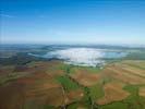 Photos aériennes de "montsec" - Photo réf. U113169 - Le Lac de Madine sous un manteau de brume matinale.