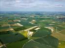 Photos aériennes de "éolienne" - Photo réf. U113517 - Un Champs d'oliennes dans la campagne d'Essigny-le-Grand en Picardie