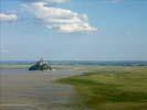 Photos aériennes de "UNESCO" - Photo réf. U113547 - Le Mont-Saint-Michel et sa baie sont classs au Patrimoine Mondial de l'UNESCO. 