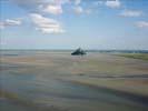 Photos aériennes de "mont" - Photo réf. U113549 - Le Mont-Saint-Michel et sa baie sont classs au Patrimoine Mondial de l'UNESCO. 