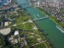 Photos aériennes de Strasbourg (67000) | Bas-Rhin, Alsace, France - Photo réf. U113658 - Le Jardin des Deux Rives qui est le symbole de l'amiti franco-allemande.