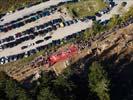 Photos aériennes de "filet" - Photo réf. U113884 - 4000 participants pour une course à pied peu ordinaire parsemée d'obstacles en tous genre!