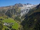 Photos aériennes de "glacier" - Photo réf. U115054 - Le Tour et le glacier du mme nom.