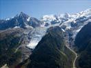 Photos aériennes de "paysage" - Photo réf. U115057 - Le Glacier des Bossons.