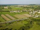 Photos aériennes de Sarraltroff (57400) - Autre vue | Moselle, Lorraine, France - Photo réf. U115215 - Un TGV de la ligne Strasbourg-Paris avant la mise en service de la LGV Est Phase 2.