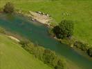 Photos aériennes de Indéterminée (Meuse) (55) | Meuse, Lorraine, France - Photo réf. U116035 - Des Vaches en Bords de Meuse