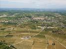 Photos aériennes de "vignoble" - Photo réf. U116148 - Le Vignoble de Châteauneuf-du-Pape est très réputé.