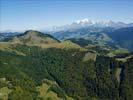 Photos aériennes de "paysages" - Photo réf. U116195 - Le Mont-Blanc domine en arrire-plan.