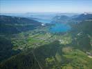 Photos aériennes de "peut" - Photo réf. U116197 - On peut voir le Bout du Lac d'Annecy.