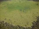 Photos aériennes de "Plateau" - Photo réf. E116506 - De nombreuses traces du passage de l'homme sont visibles sur le plateau.