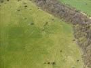 Photos aériennes de "plateau" - Photo réf. E116517 - De nombreuses traces du passage de l'homme sont visibles sur le plateau.