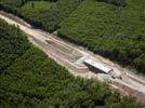 Photos aériennes de Belles-Forêts (57930) - Le Chantier de la LGV Est Phase 2 - Lot 41 | Moselle, Lorraine, France - Photo réf. E118590 - Vue arienne de la trace