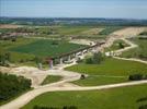 Photos aériennes de "chantier" - Photo réf. E118596 - Le viaduc du Landbach