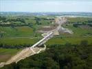 Photos aériennes de "est" - Photo réf. E118601 - Le viaduc de la Sarre