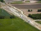 Photos aériennes de Hilbesheim (57400) - Le Chantier de la LGV Est Phase 2 - Lot 42 | Moselle, Lorraine, France - Photo réf. E118607 - Vue arienne de la trace