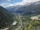 Photos aériennes de Chamonix-Mont-Blanc (74400) - Autre vue | Haute-Savoie, Auvergne-Rhône-Alpes, France - Photo réf. E119401 - Vu gnrale de la valle.