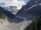 Photos aériennes de Chamonix-Mont-Blanc (74400) - Autre vue | Haute-Savoie, Auvergne-Rhône-Alpes, France - Photo réf. E119484 - La Mer de Glace